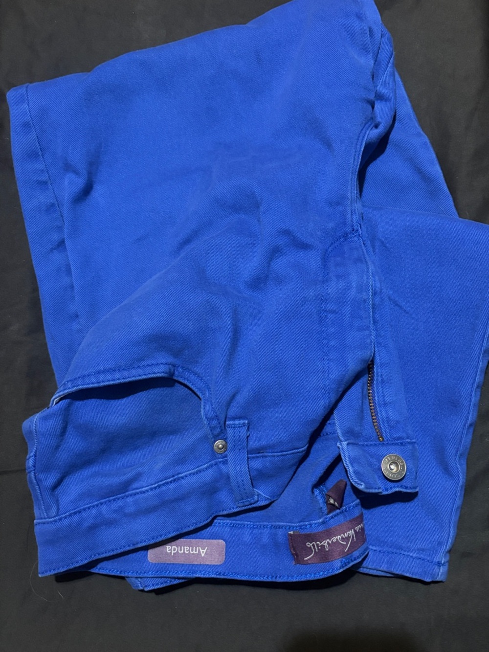 Gloria Vanderbilt Royal Blue Straight-Leg Women’s Jeans